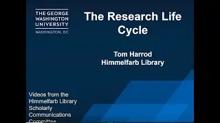 The Research Life Cycle