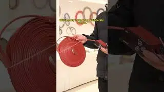 Heating cable and silicone heating cable product display #factory #heating #manufacturing