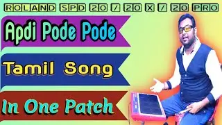 Apdi Pode Pode Tamil Song || Octapad Patch || Rolandspd20x 🪘🎧 Music World