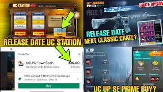 UC Glitch // Uc Up event se prime buy karsakte hai // uc station release date// Growing pack open