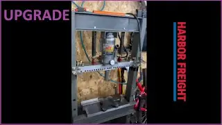 UPGRADE! Harbor Freight Press Brake 20 Ton - Modification Demo DIY