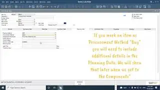 SAP Business One Production - DEMO
