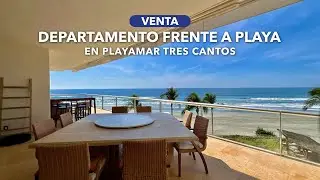 Playamar Tres Cantos | Departamento en venta con amplia terraza frente a Playa Diamante Acapulco.