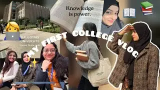 My first college vlog🫶❤️Galgotias university✨Back to campus program | Alwaysrabiya| #youtubevideo 
