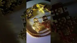 Ethiopian Orthodox Christian Cross Necklace Jewelry Set | Eritrean Jewelry Set (24KGP) Habesha ላሊበላ