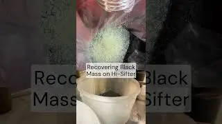 Recovering Black Mass on The Hi Sifter Technology #equipment #sieve #blackmass #batteryrecycling #ev