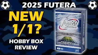 Обзор коробки для футбольного мяча Futera Fans Selection World Football Soccer Hobby Box 2025 года