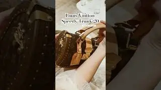 The most glorious trunk bag. More in the full video👆🏻 #lvtrunkbag #lvspeedy20 #lvtrunks