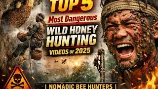 TOP 5 Most Dangerous Wild Honey Hunting Videos of 2025 | Nomadic Bee Hunters