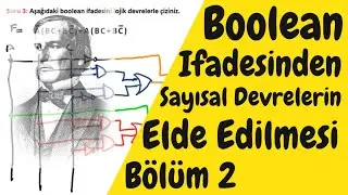 Boolean İfadesinden Sayısal Devrelerin Çizilmesi Bölüm 2 , From Boolean Expression To Circuit