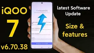iQOO 7 Software Update Size & features After Android 12 Update 🔥🔥🔥#iqoo #iqoo7