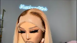 TONED BLONDE WIG WITH DARK ROOTS! 🔥🤎 BY LUSCIOUSSMINK