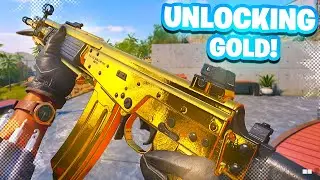 UNLOCKING GOLD CAMO on NEW 