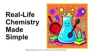 Why are real-life examples used in chemistry?