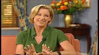 TENNIS LEGEND CHRIS EVERT A SPECIAL GUEST ON 'OPEN HOUSE WITH GLORIA HUNNIFORD' IN 1998 WIMBLEDON