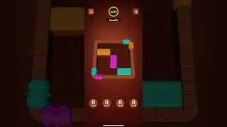 Wood Block Jam Level 2 Gameplay | Tricky Wooden Puzzle Challenge | Block Puzzle Walkthrough