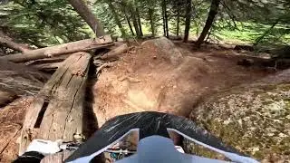 World cup. Downhill mtb. Sunrise mountain bike park.