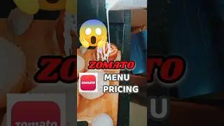 zomato Menu price 😲 | CLOUD KITCHEN #cloudkitchen #pizza #short #zomato #zomato_partner #food