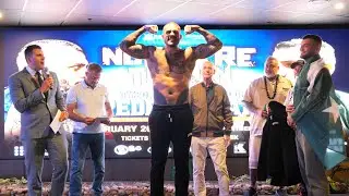 Tyson Pedro vs. Taimoor Khan &bull; Full Weigh-In & final Face-Off Video