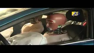 Новый Kia Rio 2012 краш-тест C-NCAP (фронтальный удар)