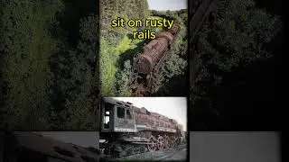 Rusty Relic: Abandoned Soviet Train Found in Russia #factsshorts  #russia #sovietunion