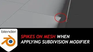 Spikes on mesh when applying subdivision modifier