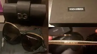 DOLCE & GABBANA SUNGLASSES GOLD EDITION🕶AUTHENTIC  UNBOXING