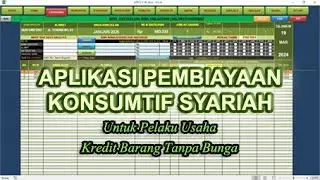 Aplikasi Pembiayaan Kredit Barang Syariah dan Laporan Keuangan