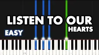 Casting Crowns - Listen To Our Hearts | EASY PIANO TUTORIAL by Synthly