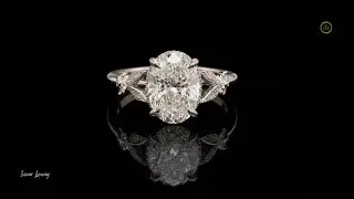 A Timeless Oval Diamond Beauty#Viral#Trending#FYP#Viralvideo#ring#popular#diamondrings