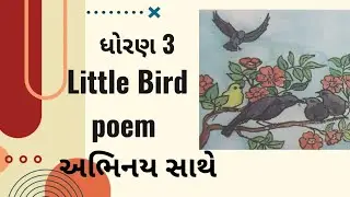 Little bird poem Action Song#std3 #dhoran 3