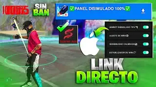 PANEL 100% DISIMULADO PARA iOS / FREE FIRE 2026✅
