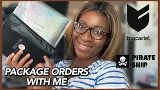 How I package and ship orders using Big Cartel and Pirate ship