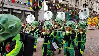 Rabadan Bellinzona 2019, corteo guggen prima parte