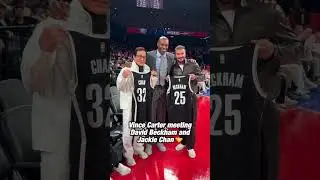 legendary link up! 🐐 #vincecarter #jackiechan #davidbeckham