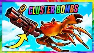 Creating MILLIONS Of Elemental Cluster Bombs In Crab Champions!