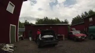 Slipa, tv&auml;tta, thinnertrasan och grundlack!