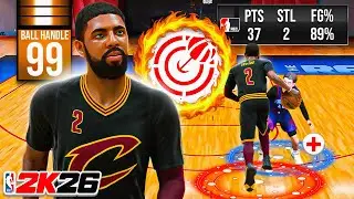 KYRIE IRVING + 99 BALL HANDLE & ANKLE BREAKER TAKEOVER is UNSTOPPABLE in RANDOM REC (NBA 2K26)