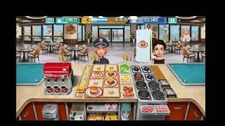 Crazy Cooking Star Chef - Stages 55 , 56 - Burguer Shop - Road 100%