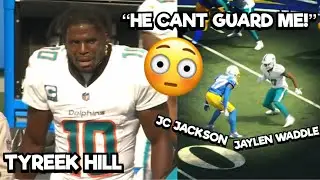 JC Jackson &lsquo;TORCHED&rsquo; Vs Tyreek Hill & Jaylen Waddle 🥵 2023 Dolphins Vs Chargers highlights