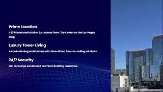 Las Vegas Luxury Condo - Strip Views, Prime Location, Investment Potential