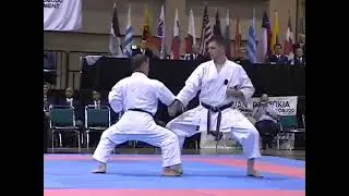 Higaonna Sensei 10th Dan TOGKF  & Mirko Buchwald TOGKF USA .Rengokai World Championships 2001