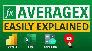 How to use AVERAGEX | Microsoft | Power BI | Desktop | DAX | Functions | Tutorial | Course