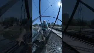 #ridinghigh #tallbike #insta360cycling #bikelife #highdea