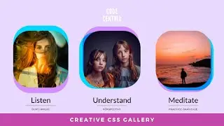 Creative CSS Gallery using HTML and CSS