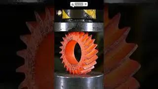 Rare Hot Metal Ring Vs Hydraulic Press 🥵