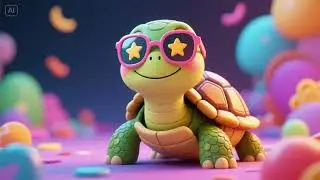 🐢🕶️The Turtle with Twinkle Glasses