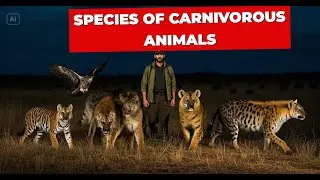 SpeciesOf Carnivorous  Animals #CarnivorousAnimals #WildPredators #MeatEaters #ApexPredator #BigCats