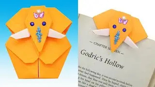 Ganpati Origami Bookmark (Jo Nakashima) Elephant Bookmark Thanks giving Day DIY Crafts Ideas work