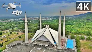 Faisal Mosque Drone [4K] | Explore Islamabad DJI Drone Mini 2